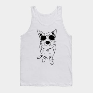 Cool Galaxy Dog Tank Top